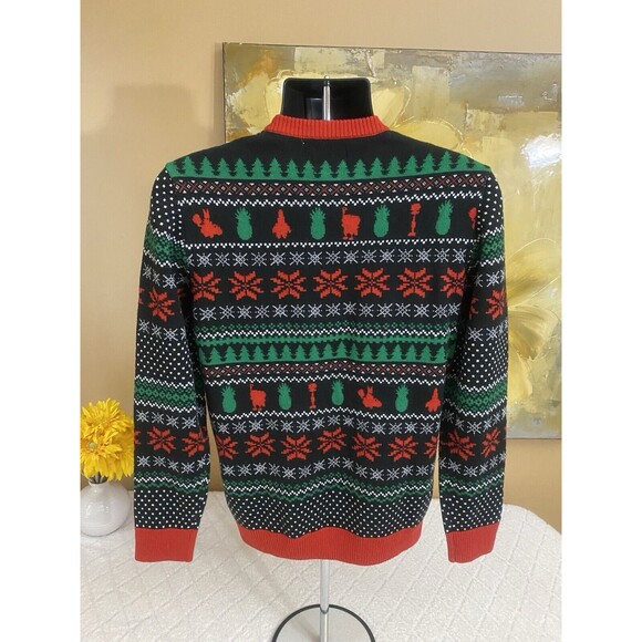 Sponge Bob Nickelodeon Patrick Christmas Theme AOP Ugly Sweater Size Small - Picture 6 of 14